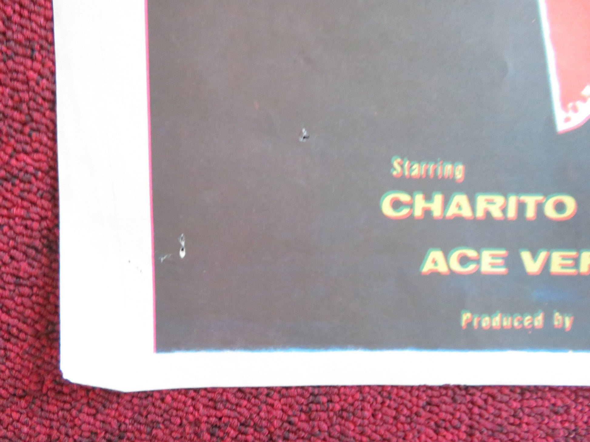 THE KILLER VS NINJAS POSTER FOLDED ACE VERGEL CHARITO SOLIS 1989 Rendezvous Cinema Movie posters