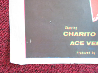 THE KILLER VS NINJAS POSTER FOLDED ACE VERGEL CHARITO SOLIS 1989 Rendezvous Cinema Movie posters