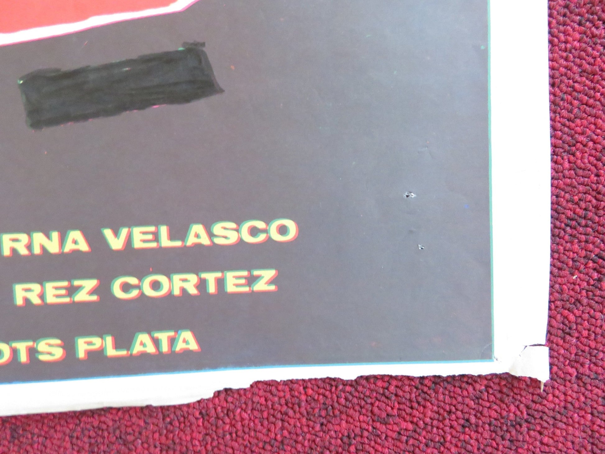 THE KILLER VS NINJAS POSTER FOLDED ACE VERGEL CHARITO SOLIS 1989 Rendezvous Cinema Movie posters