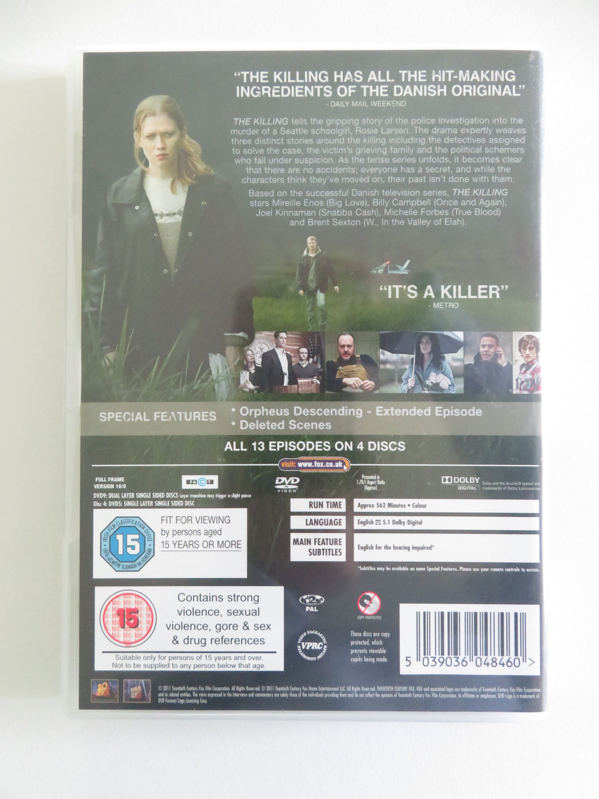 The Killing - The Complete First Season (DVD) Mireille Enos 2011 Region 2 Movie posters