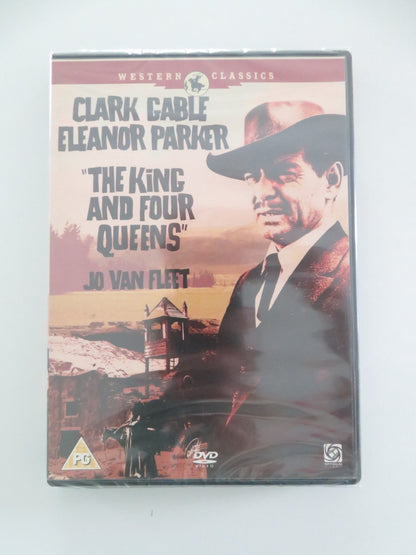 THE KING AND FOUR QUEENS (DVD) CLARK GABLE ELEANOR PARKER 1956 REGION 2 Movie posters