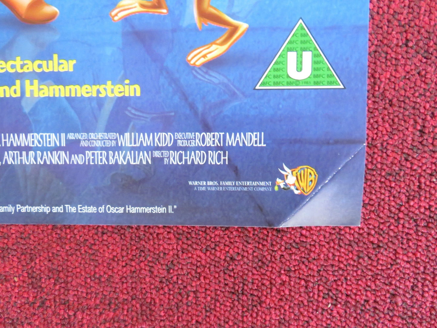 THE KING AND I VHS VIDEO POSTER MIRANDA RICHARDSON CHRISTIANE NOLL 1999 Rendezvous Cinema Movie posters