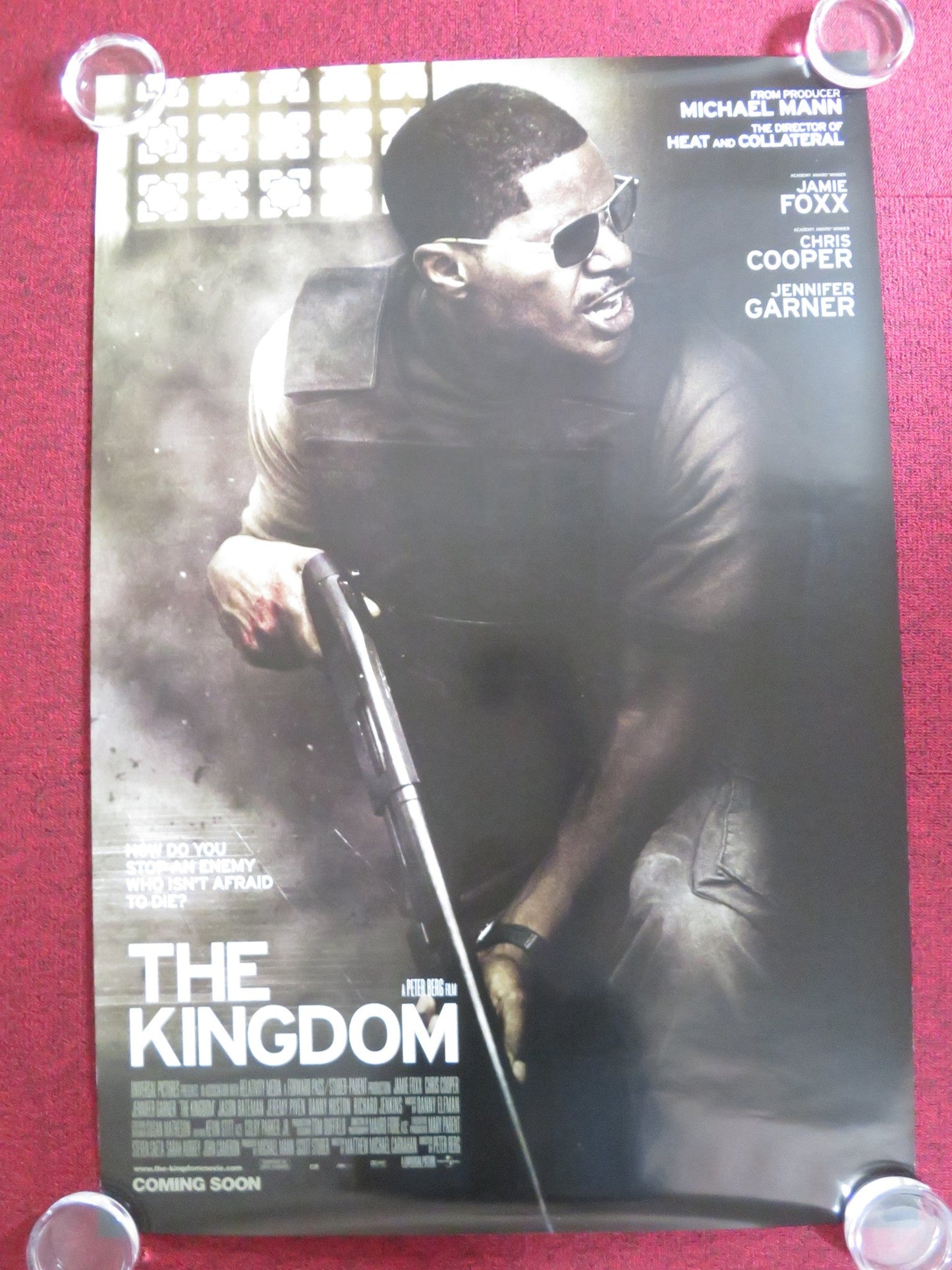 THE KINGDOM US ONE SHEET ROLLED POSTER JAMIE FOXX CHRIS COOPER 2007 Rendezvous Cinema Movie posters