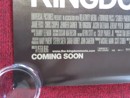 THE KINGDOM US ONE SHEET ROLLED POSTER JAMIE FOXX JASON BATEMAN 2007 Rendezvous Cinema Movie posters