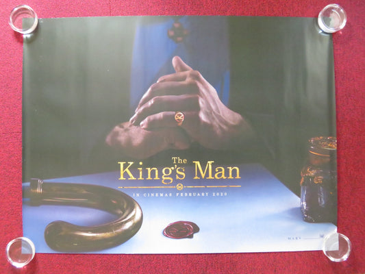 THE KING'S MAN UK QUAD ROLLED POSTER RALPH FIENNES DJIMON HOUNSOU 2021 Rendezvous Cinema Movie posters