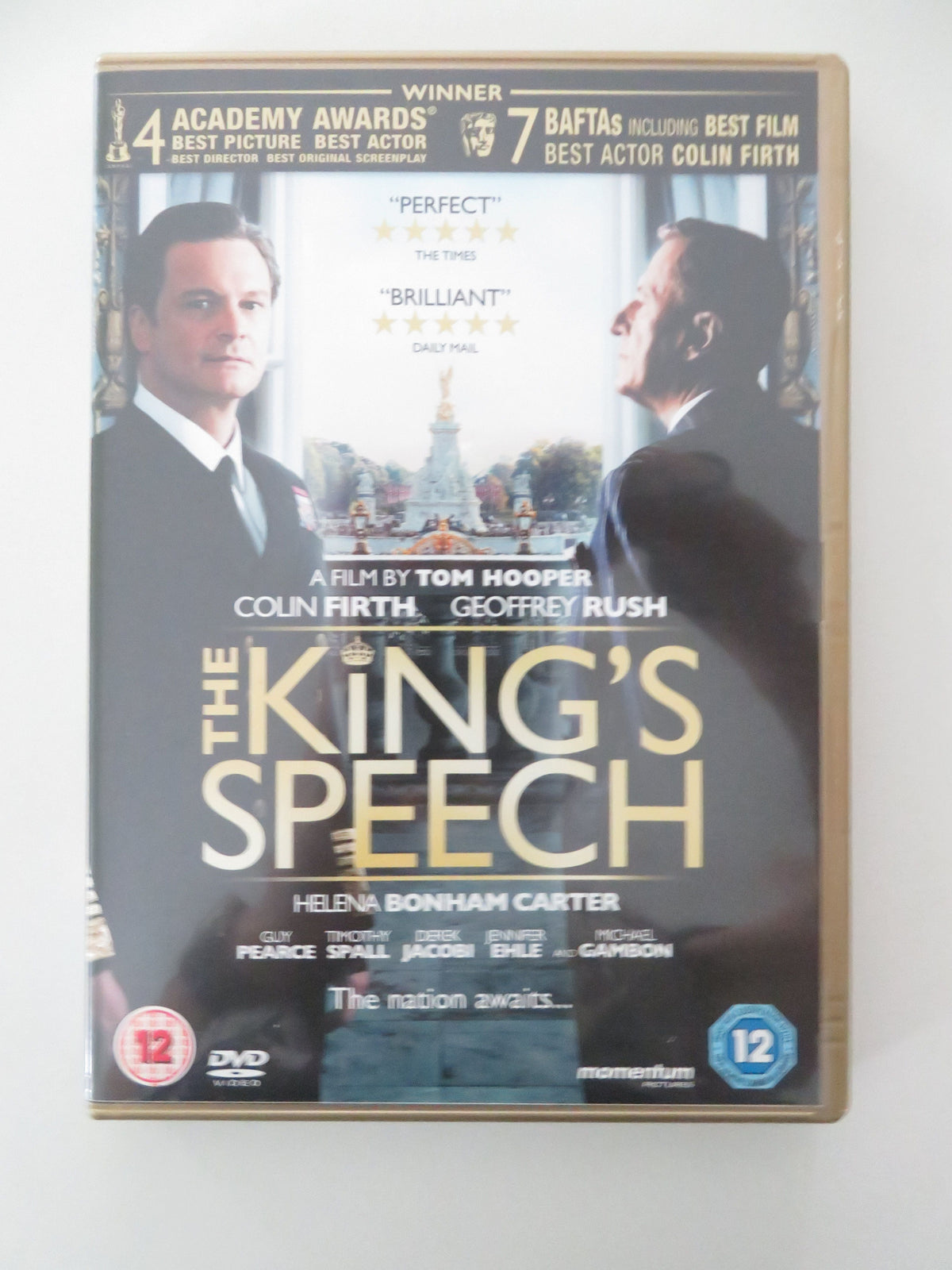 The King's Speech - B (DVD) Colin Firth Geoffrey Rush 2010 Region 2 Movie posters