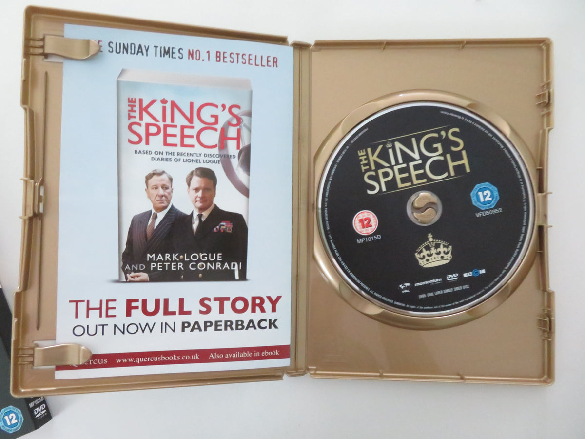 The King's Speech - B (DVD) Colin Firth Geoffrey Rush 2010 Region 2 Movie posters
