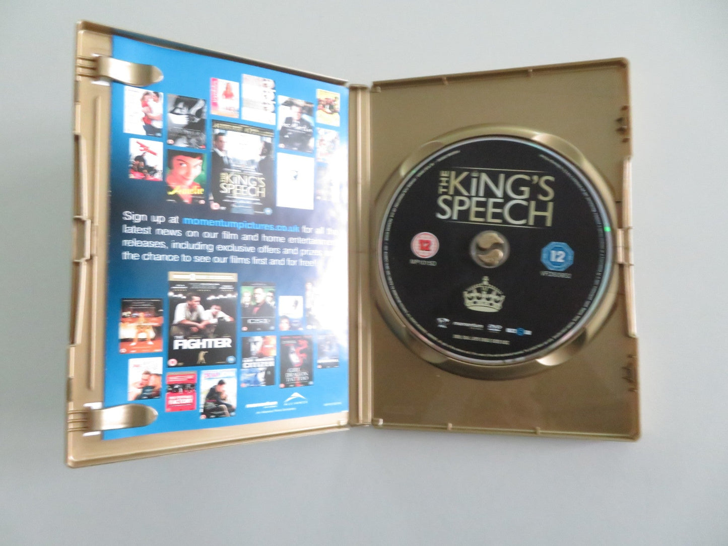 THE KING'S SPEECH (DVD) COLIN FIRTH GEOFFREY RUSH 2010 REGION 2 Rendezvous Cinema Movie posters