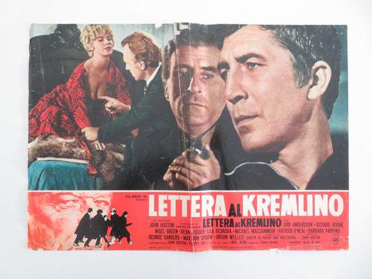 THE KREMLIN LETTER ITALIAN FOTOBUSTA POSTER BIBI ANDERSSON RICHARD BOONE 1970 Movie posters