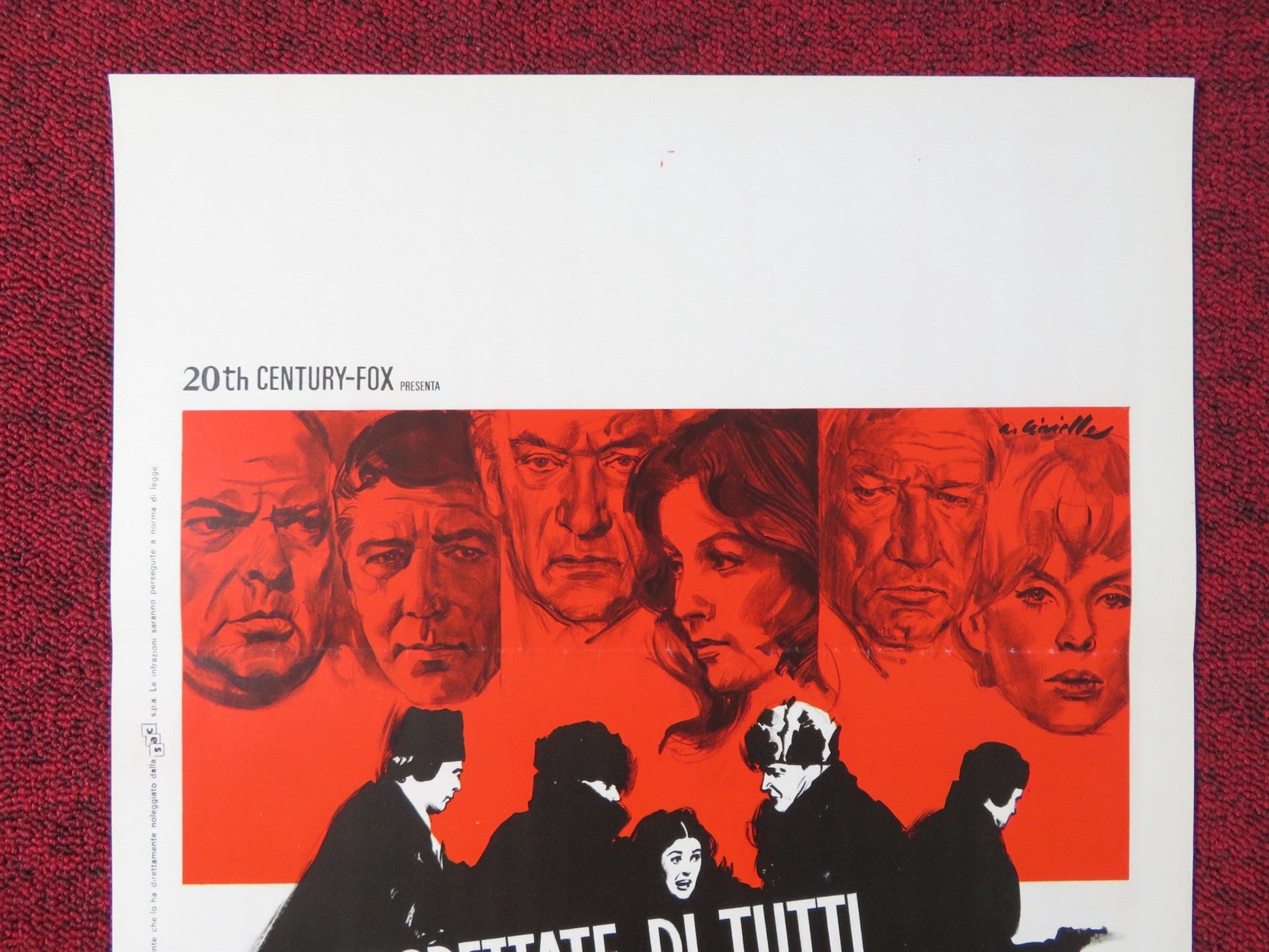 THE KREMLIN LETTER ITALIAN LOCANDINA POSTER BIBI ANDERSSON RICHARD BOONE 1970 Rendezvous Cinema Movie posters
