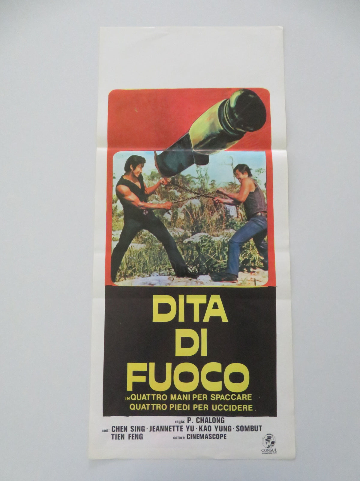 The Kung Fu Brothers Italian Locandina Poster Kao Yuen Jeanette Yu 1972 Movie posters