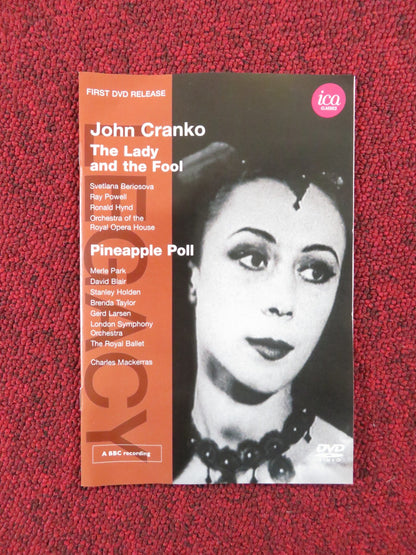 THE LADY AND THE FOOL (DVD) BBC JOHN CRANKO SVETLANA BERIOSOVA 1959 REGION 0 Rendezvous Cinema Movie posters