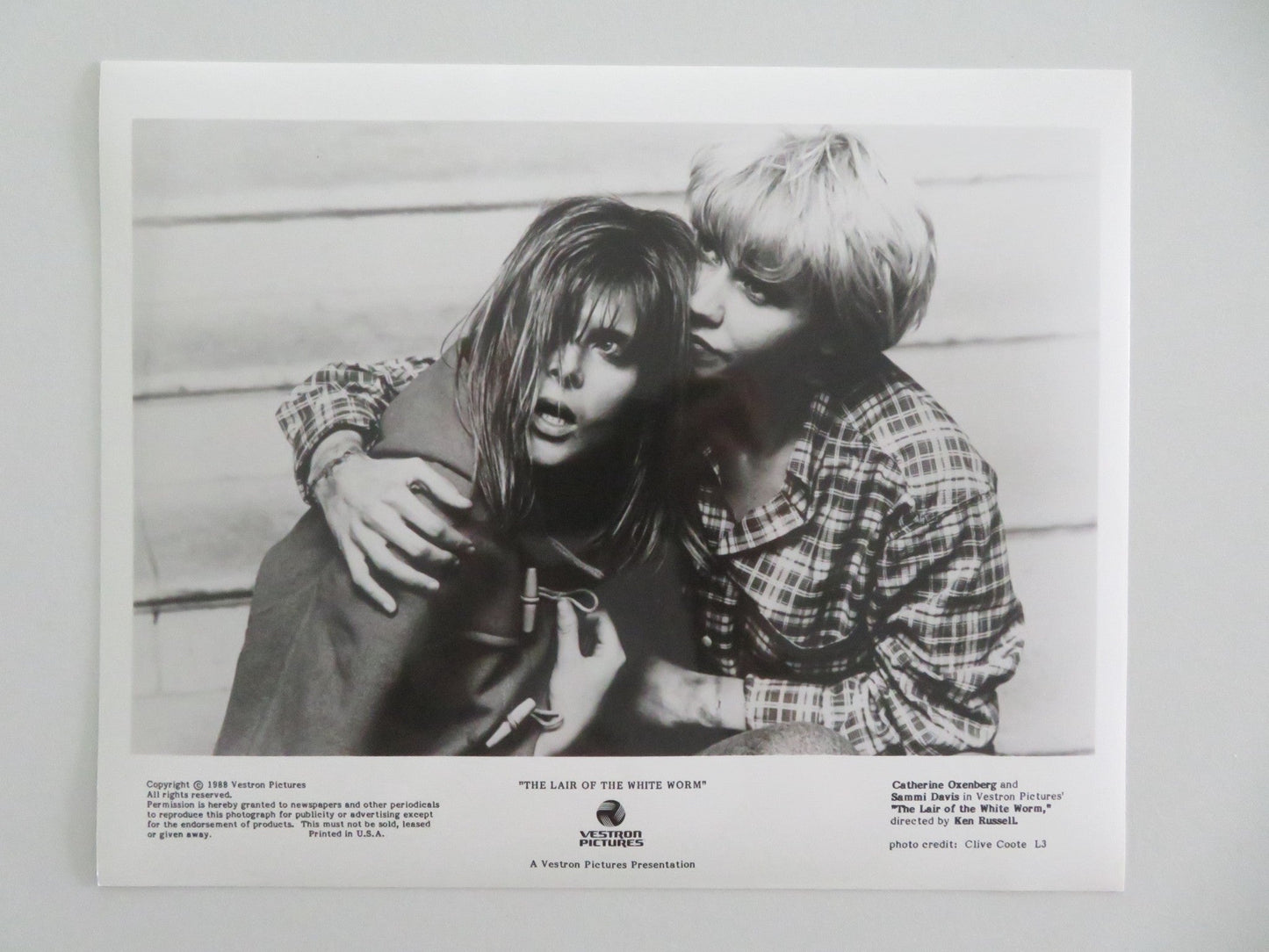THE LAIR OF THE WHITE WORM MOVIE STILL PHOTO LOT OF 9 HUGH GRANT A. DONOHOE 1988 - Rendezvous Cinema