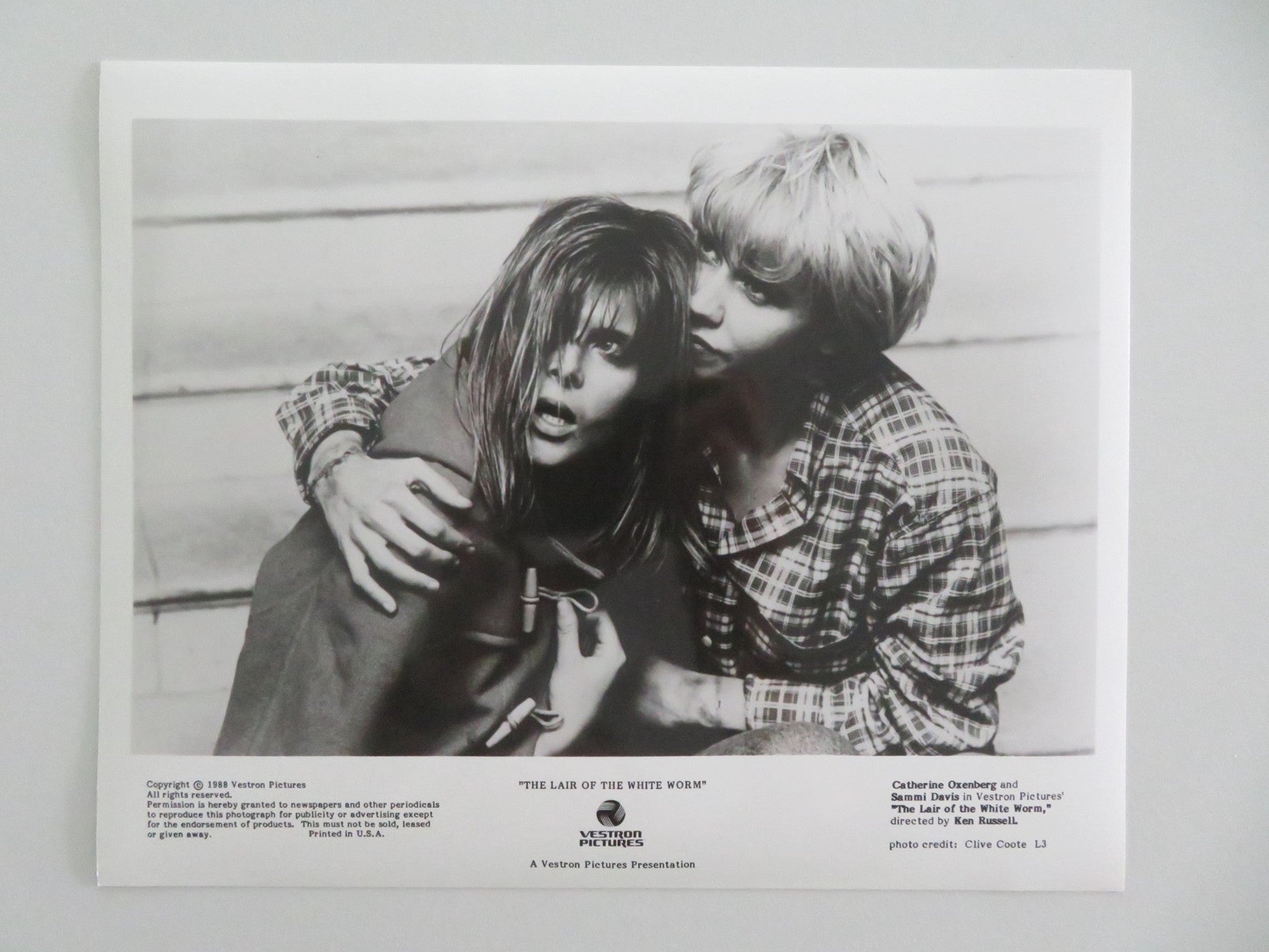 THE LAIR OF THE WHITE WORM MOVIE STILL PHOTO LOT OF 9 HUGH GRANT A. DONOHOE 1988 - Rendezvous Cinema