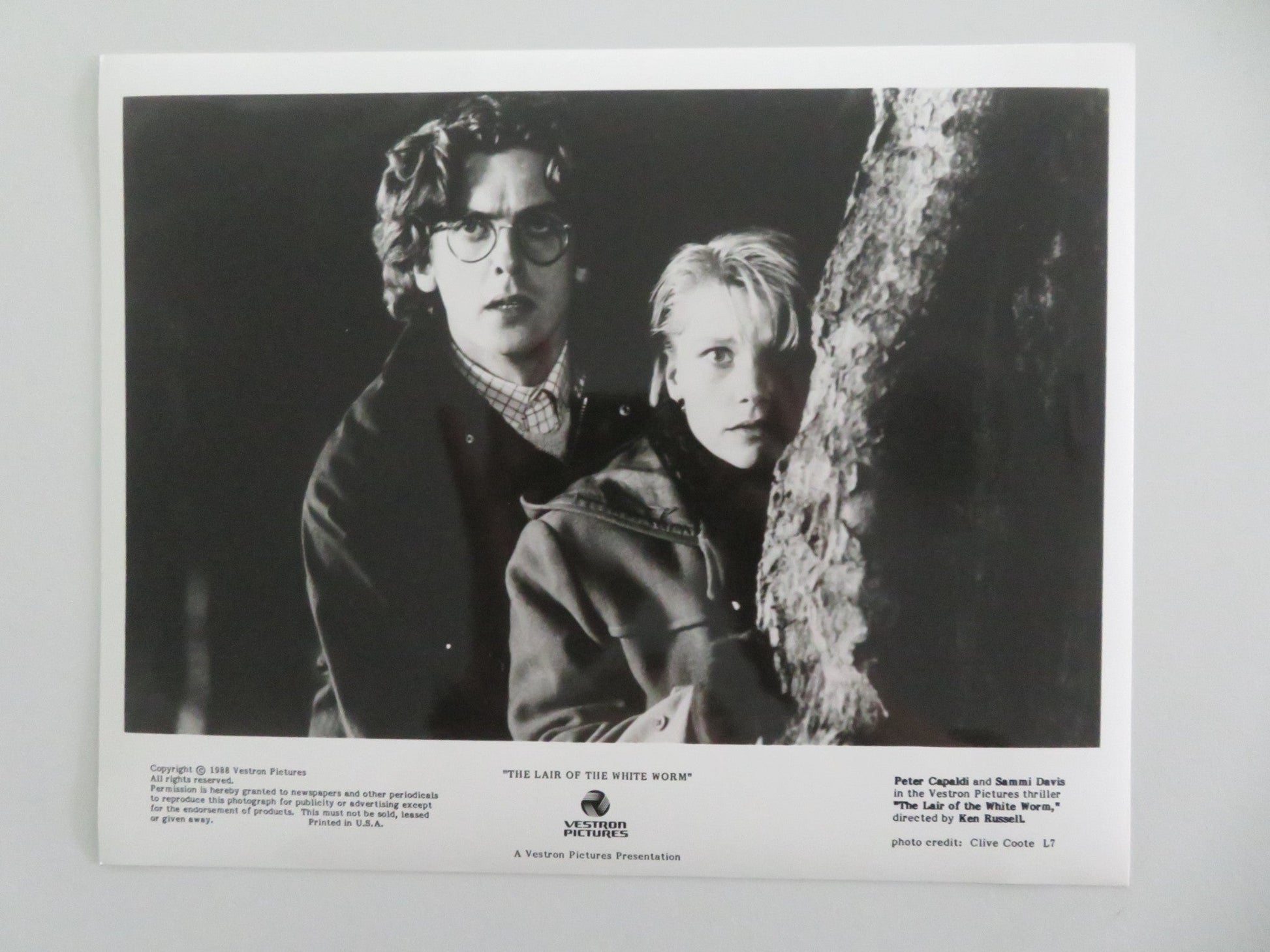 THE LAIR OF THE WHITE WORM MOVIE STILL PHOTO LOT OF 9 HUGH GRANT A. DONOHOE 1988 - Rendezvous Cinema