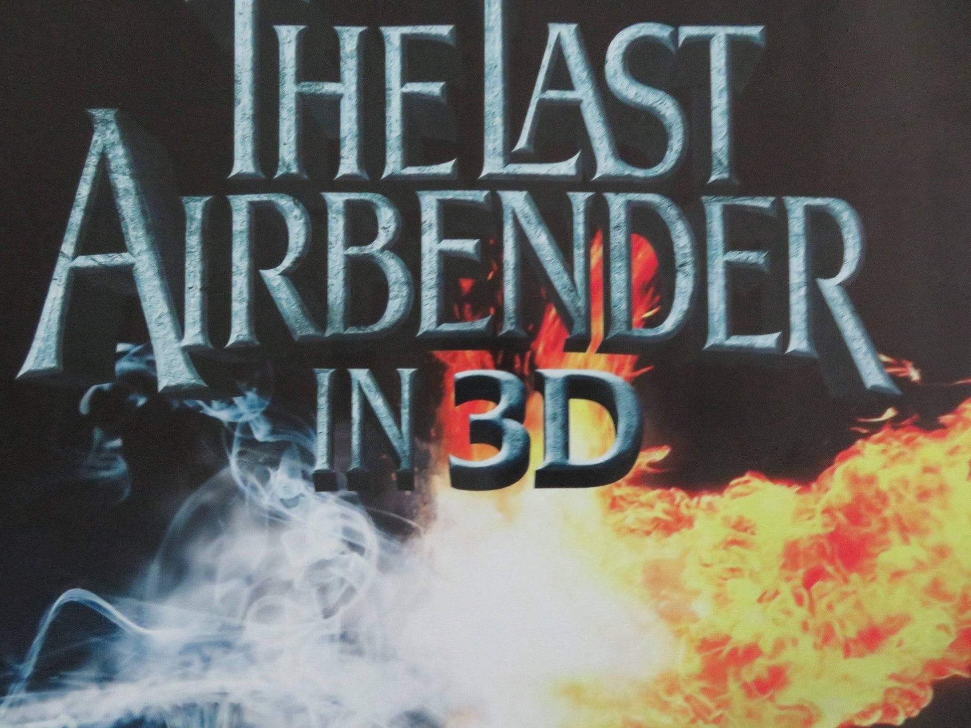 THE LAST AIRBENDER - B UK QUAD ROLLED POSTER NOAH RINGER DEV PATEL 2010 Movie posters
