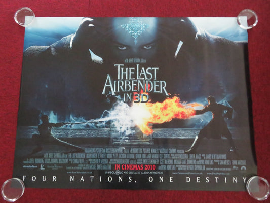 THE LAST AIRBENDER - B UK QUAD ROLLED POSTER NOAH RINGER DEV PATEL 2010 Movie posters