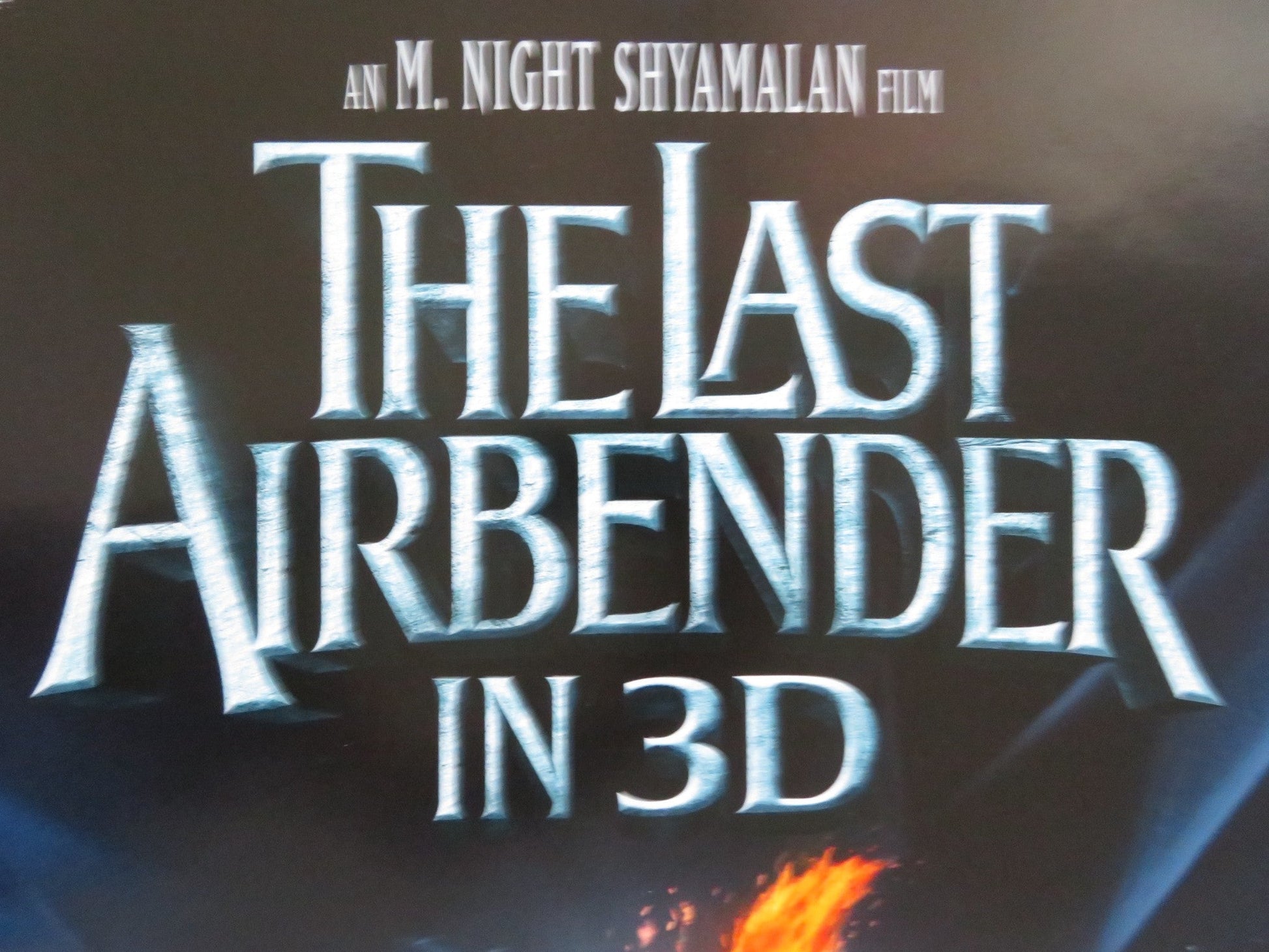 THE LAST AIRBENDER - D US ONE SHEET ROLLED POSTER NOAH RINGER DEV PATEL 2010 Rendezvous Cinema Movie posters