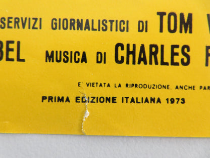 THE LAST AMERICAN HERO - D ITALIAN FOTOBUSTA POSTER JEFF BRIDGES 1973 Movie posters