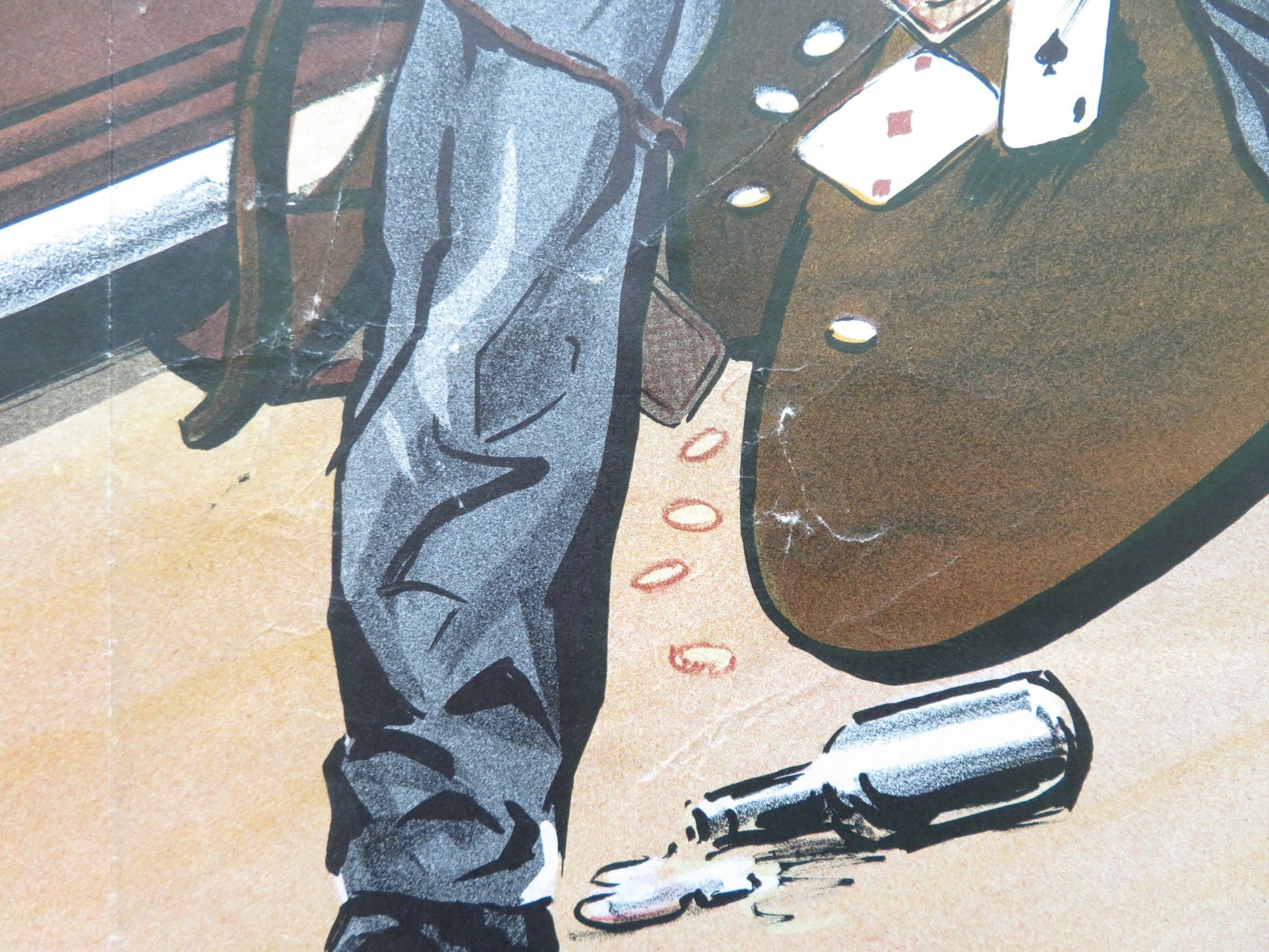 THE LAST CHALLENGE DANISH POSTER ROLLED GLENN FORD ANGIE DICKINSON 1968 Rendezvous Cinema Movie posters