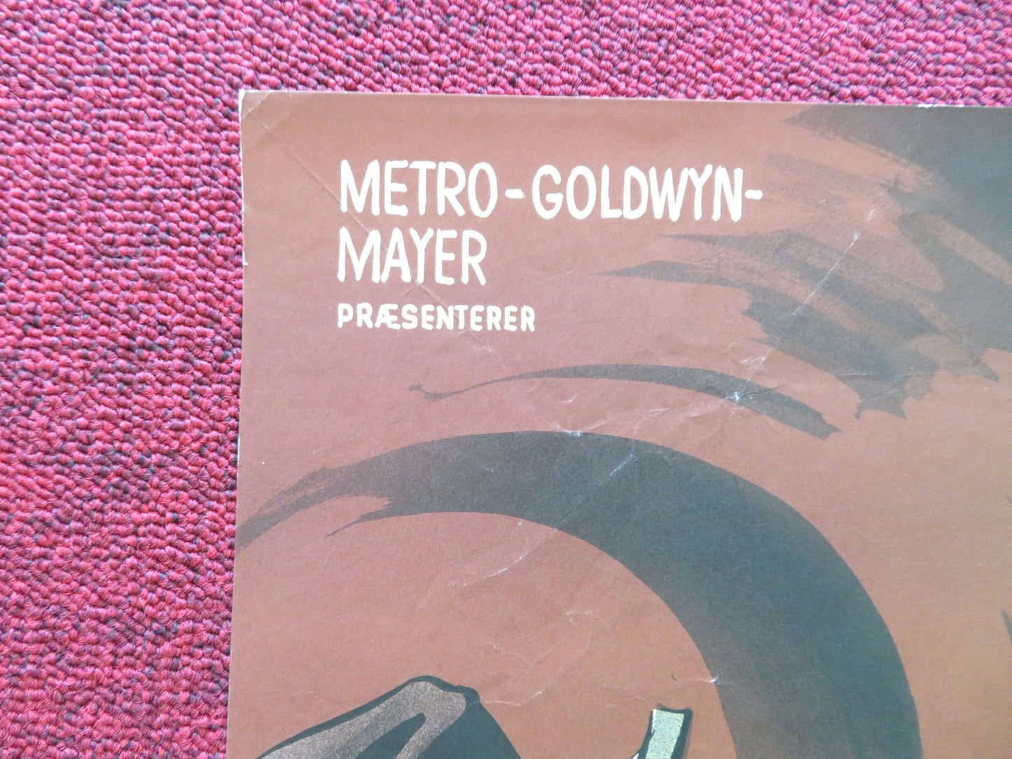 THE LAST CHALLENGE DANISH POSTER ROLLED GLENN FORD ANGIE DICKINSON 1968 Rendezvous Cinema Movie posters