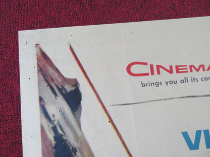 THE LAST FRONTIER FOLDED US ONE SHEET POSTER VICTOR MATURE GUY MADISON 1955 Rendezvous Cinema Movie posters