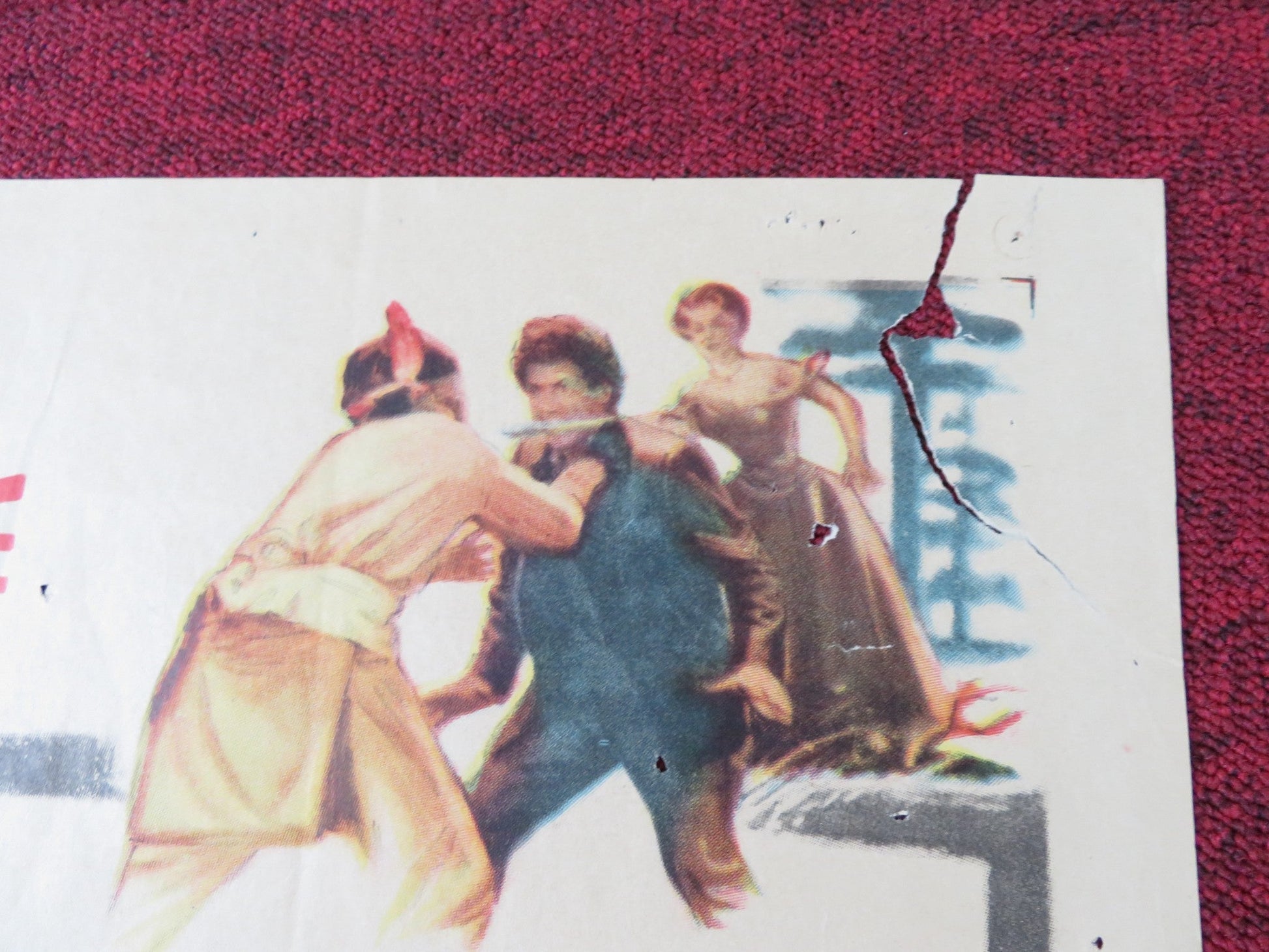 THE LAST FRONTIER FOLDED US ONE SHEET POSTER VICTOR MATURE GUY MADISON 1955 Rendezvous Cinema Movie posters