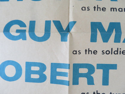 THE LAST FRONTIER FOLDED US ONE SHEET POSTER VICTOR MATURE GUY MADISON 1955 Rendezvous Cinema Movie posters