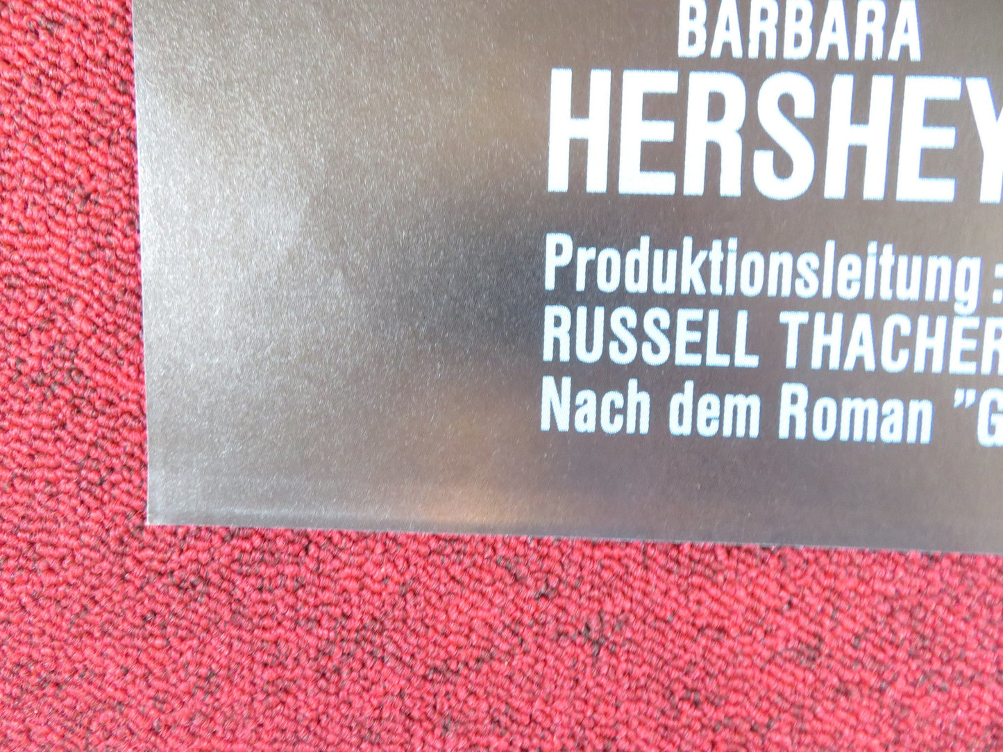 THE LAST HARD MEN GERMAN A1 POSTER FOLDED CHARLTON HESTON JAMES COBURN 1976 Rendezvous Cinema Movie posters