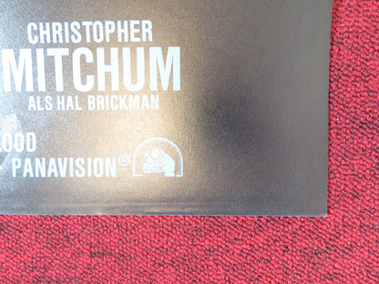 THE LAST HARD MEN GERMAN A1 POSTER FOLDED CHARLTON HESTON JAMES COBURN 1976 Rendezvous Cinema Movie posters