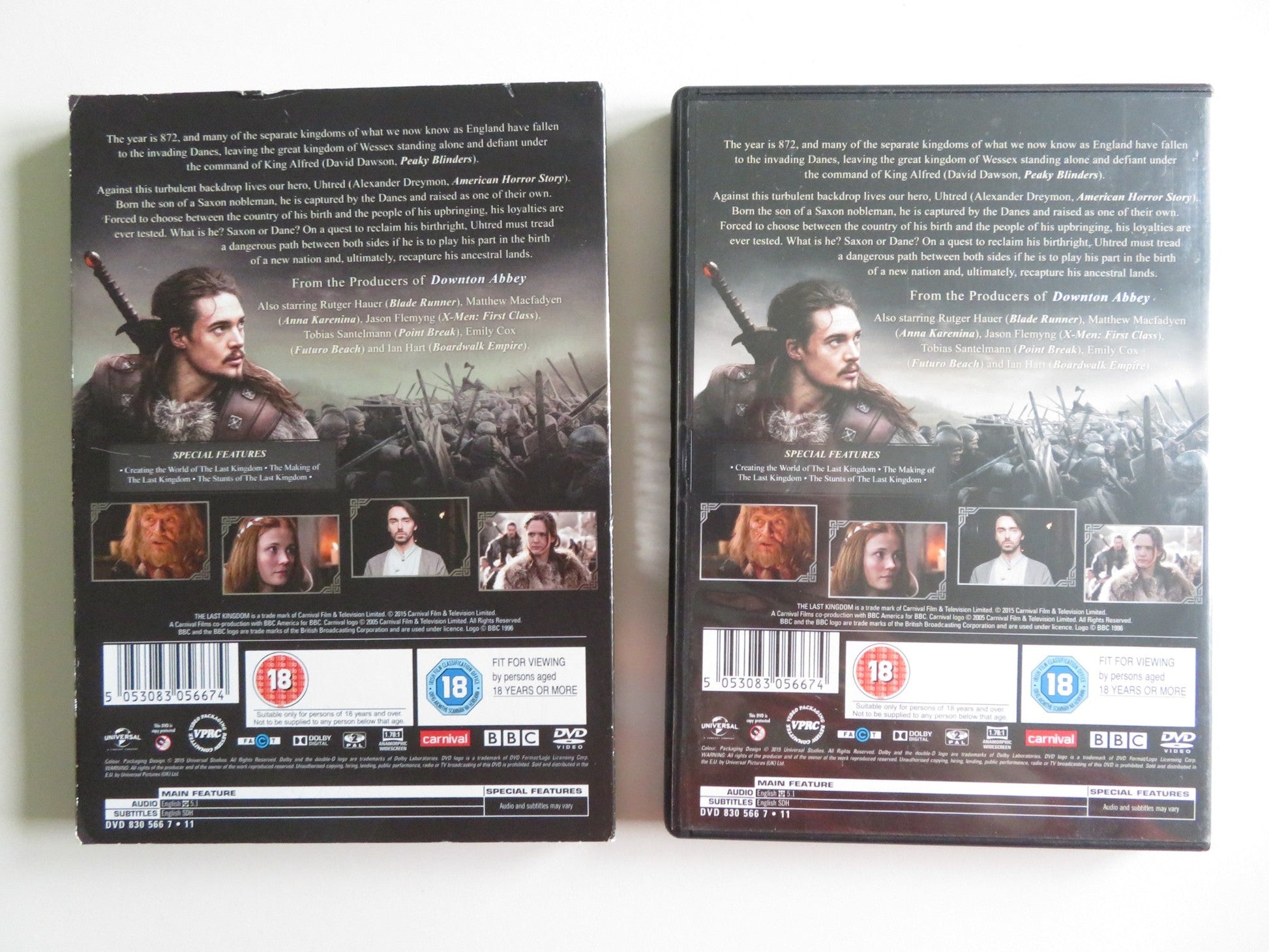 THE LAST KINGDOM - 3 DISC (DVD) ALEXANDER DREYMON ELIZA BUTTERWORT 2015 REGION 2 Movie posters