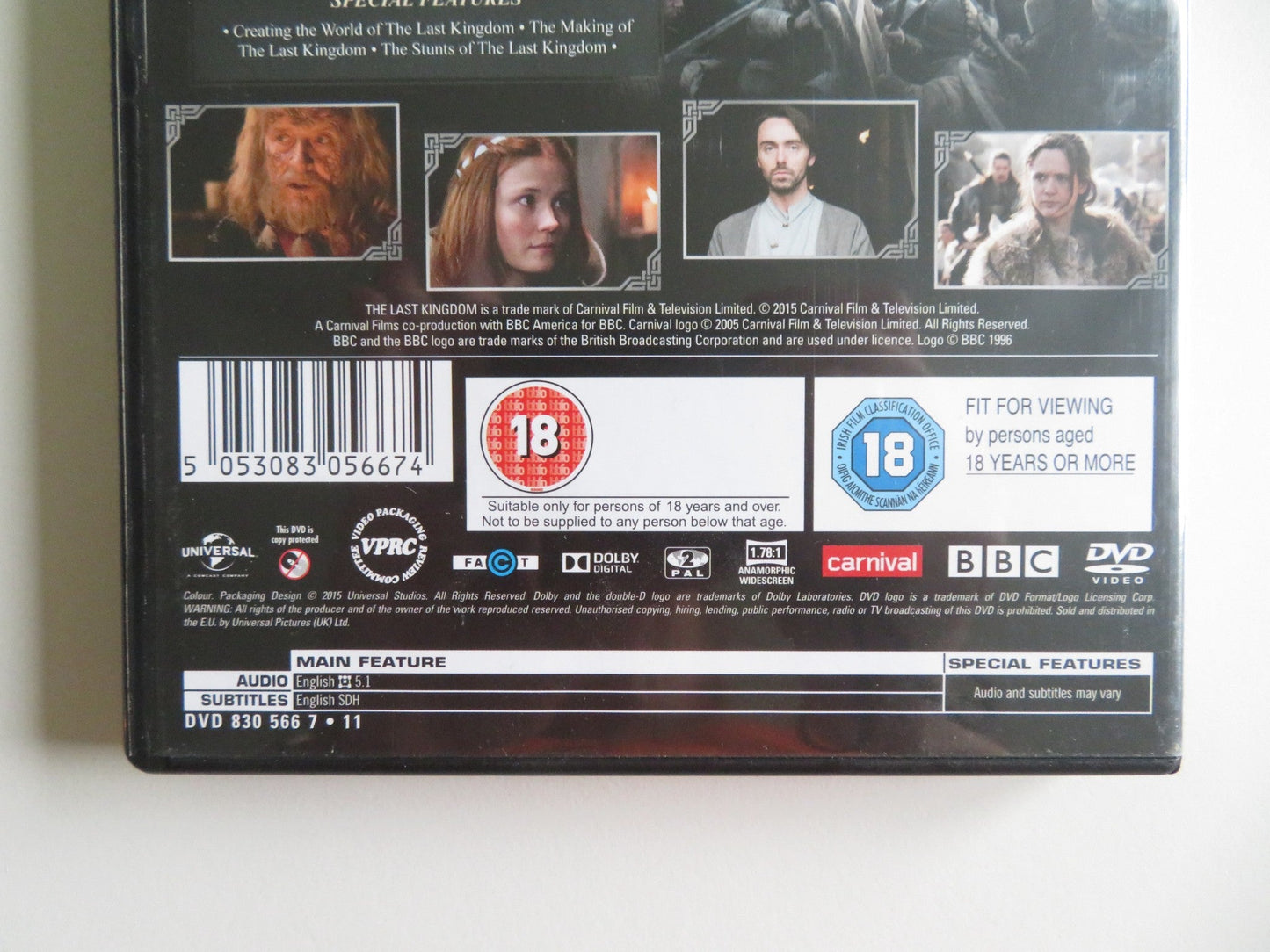 THE LAST KINGDOM - 3 DISC (DVD) ALEXANDER DREYMON ELIZA BUTTERWORT 2015 REGION 2 Movie posters
