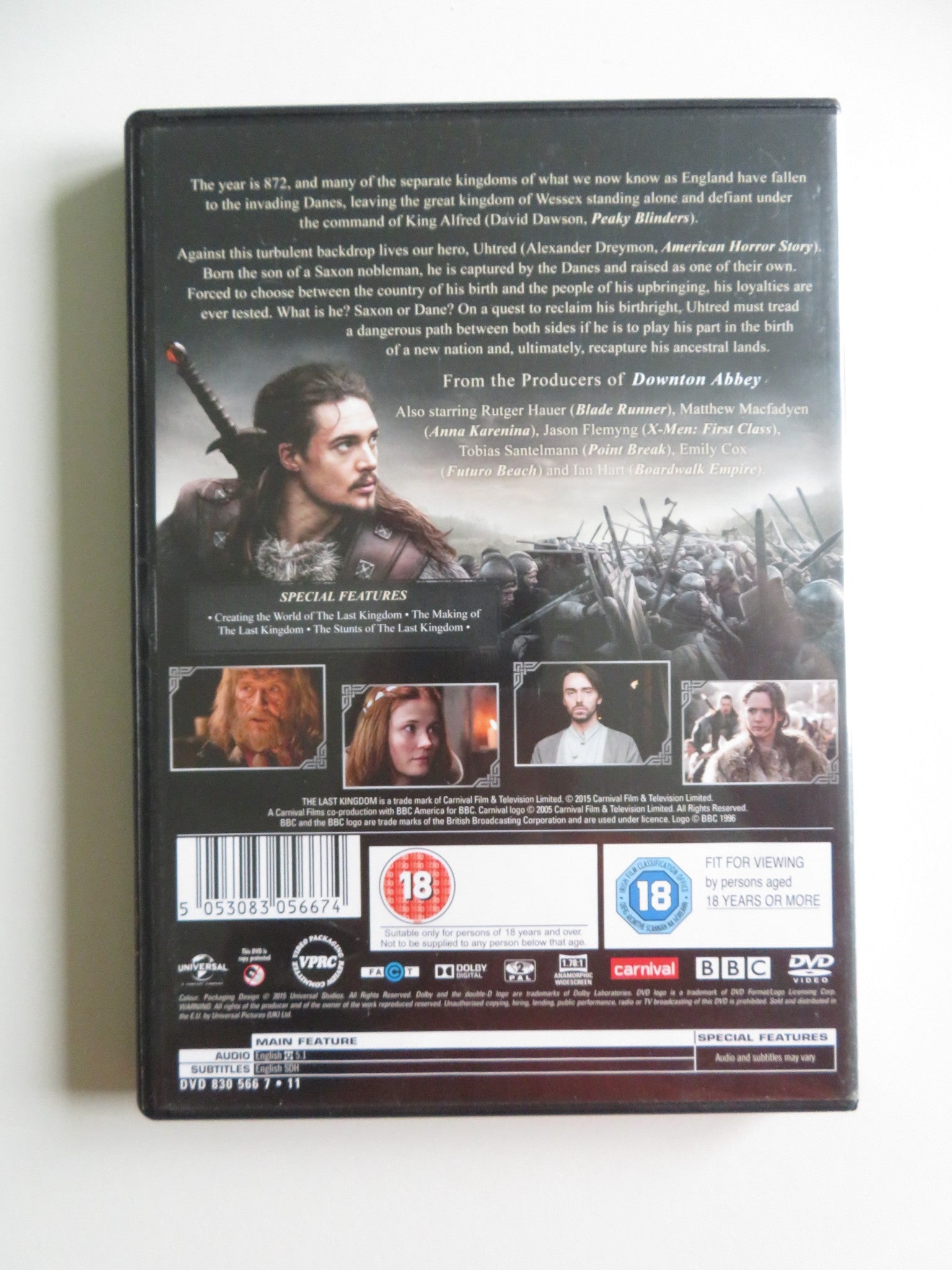 THE LAST KINGDOM - 3 DISC (DVD) ALEXANDER DREYMON ELIZA BUTTERWORT 2015 REGION 2 Movie posters