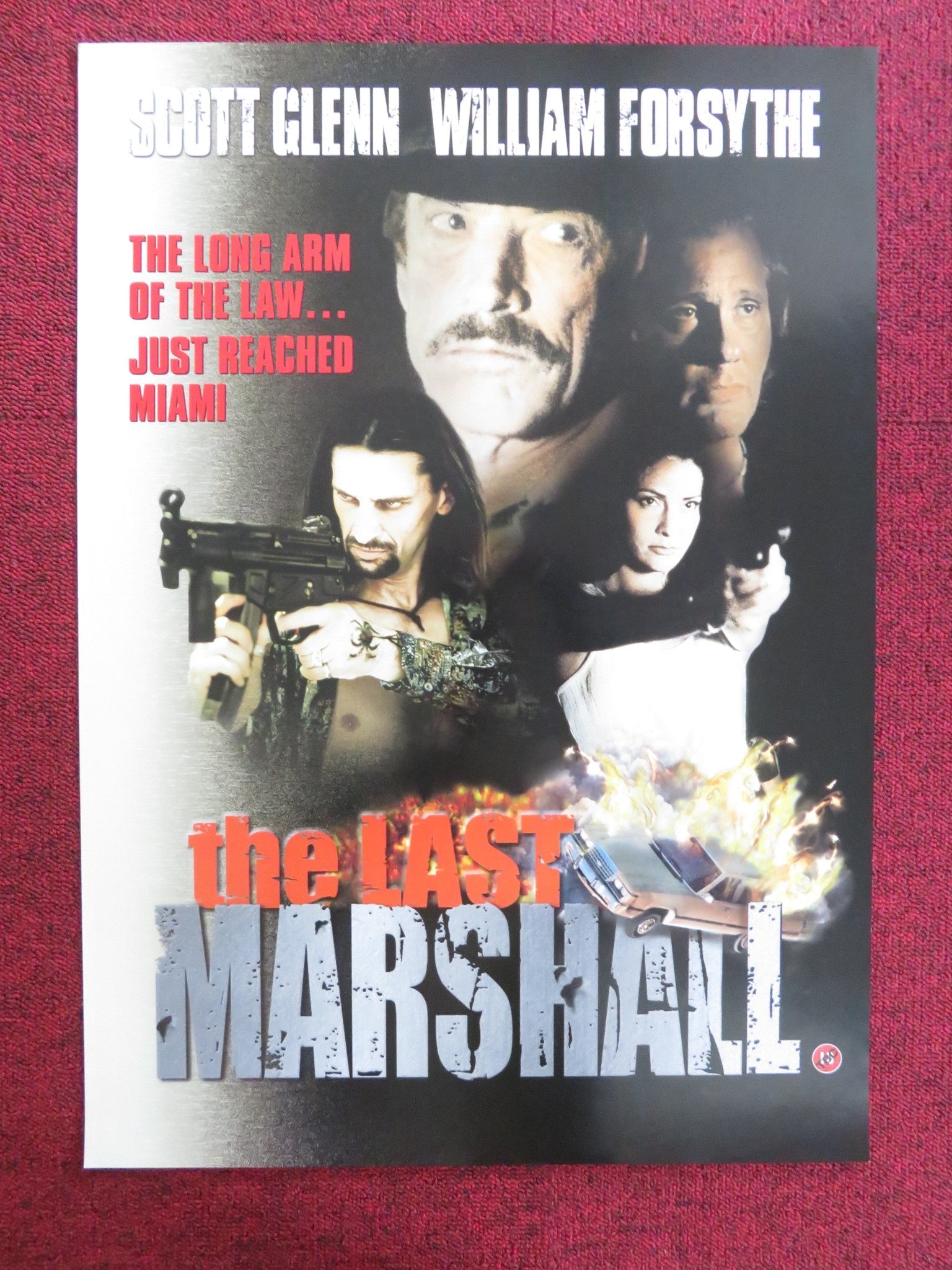 THE LAST MARSHALL VHS VIDEO POSTER SCOTT GLENN WILLIAM FORSYTHE 1999 Rendezvous Cinema Movie posters