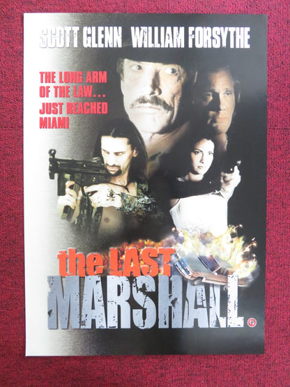 THE LAST MARSHALL VHS VIDEO POSTER SCOTT GLENN WILLIAM FORSYTHE 1999 Rendezvous Cinema Movie posters