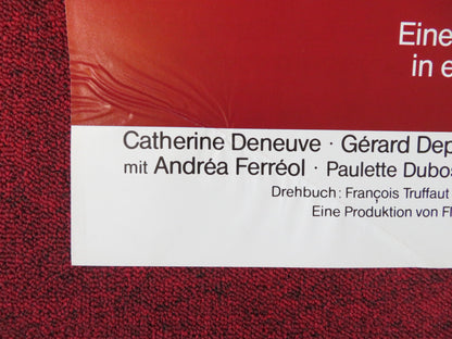 THE LAST METRO GERMAN A1 POSTER FOLDED CATHERINE DENEUVE GERARD DEPARDIEU 1981 Rendezvous Cinema Movie posters