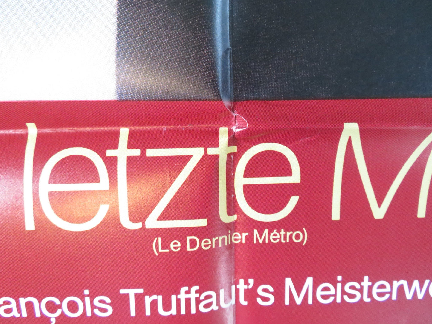 THE LAST METRO GERMAN A1 POSTER FOLDED CATHERINE DENEUVE GERARD DEPARDIEU 1981 Rendezvous Cinema Movie posters