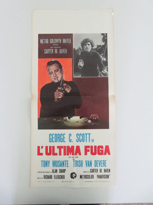 The Last Run Italian Locandina Poster George C. Scott Tony Musante 1971 Movie posters
