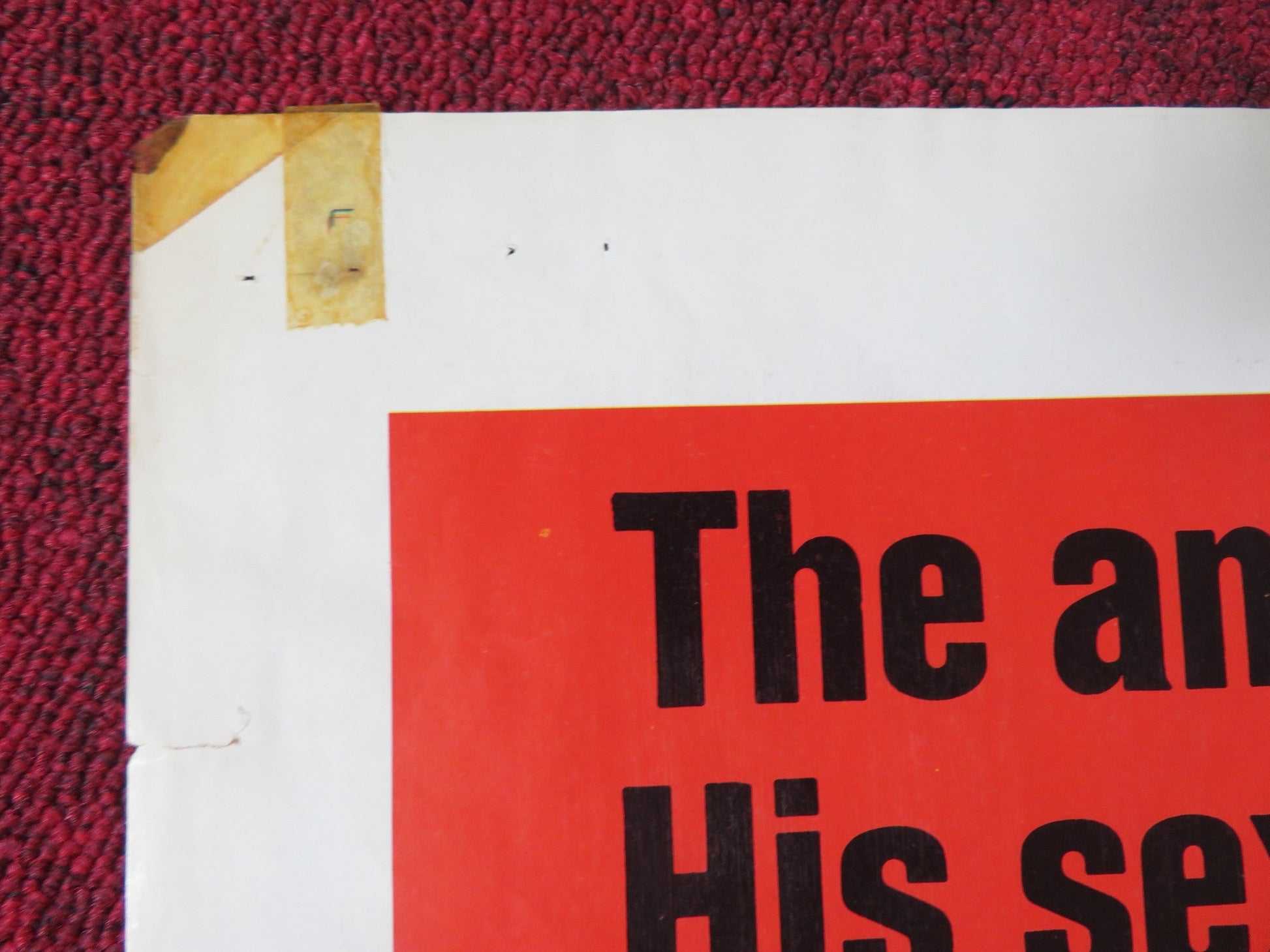 THE LAST SAFARI FOLDED US ONE SHEET POSTER KAS GARAS STEWART GRANGER 1967 Rendezvous Cinema Movie posters