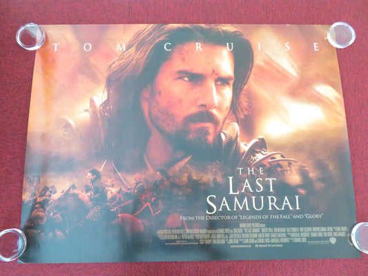 The Last Samurai UK Quad Rolled Poster Tom Cruise Ken Watanabe 2003 Movie posters