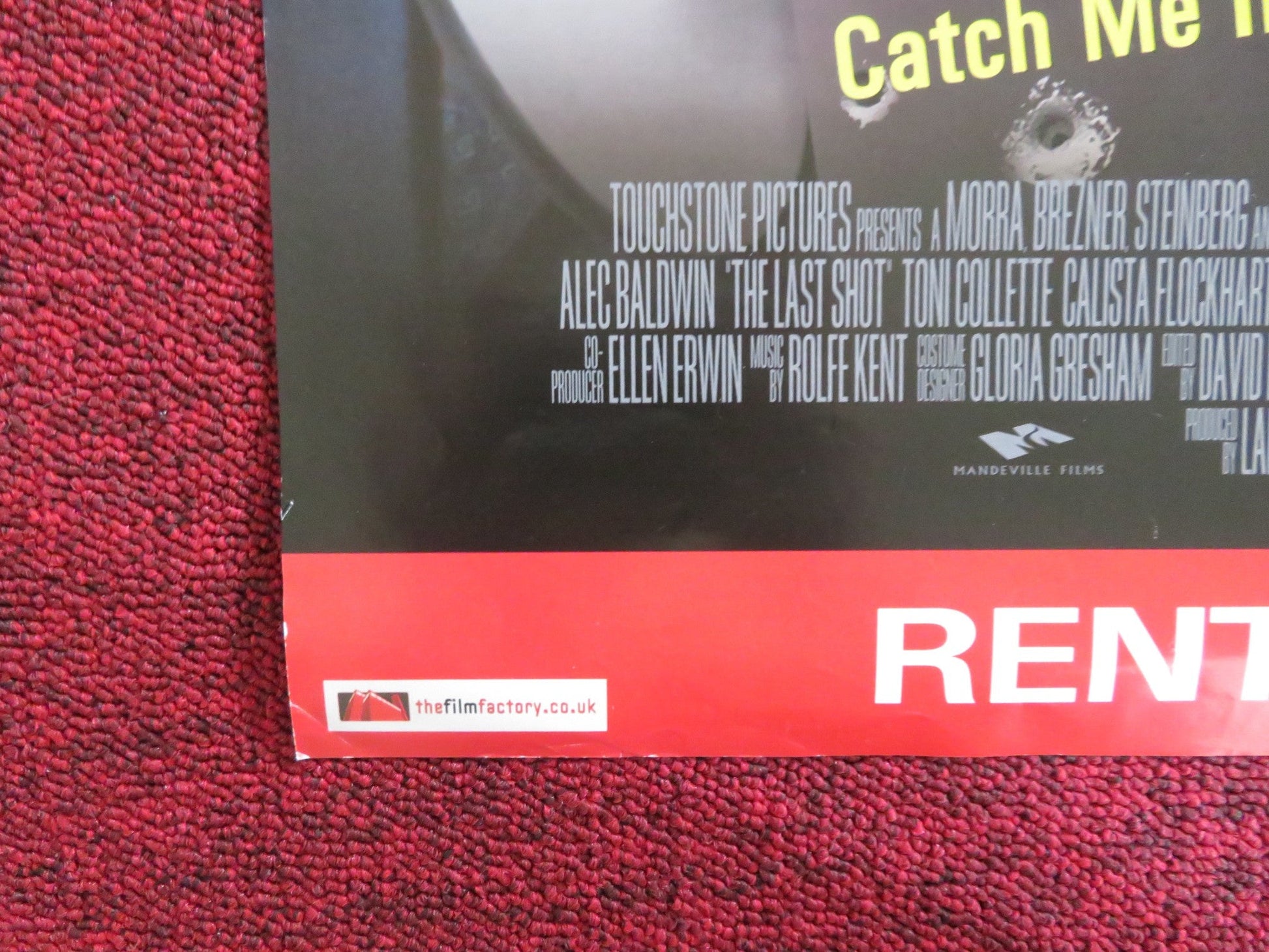 THE LAST SHOT DVD POSTER MATTHEW BRODERICK ALEC BALDWIN 2004 Rendezvous Cinema Movie posters