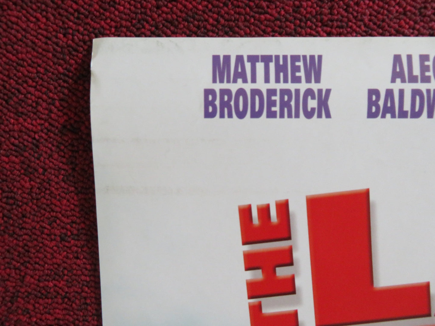 THE LAST SHOT DVD POSTER MATTHEW BRODERICK ALEC BALDWIN 2004 Rendezvous Cinema Movie posters