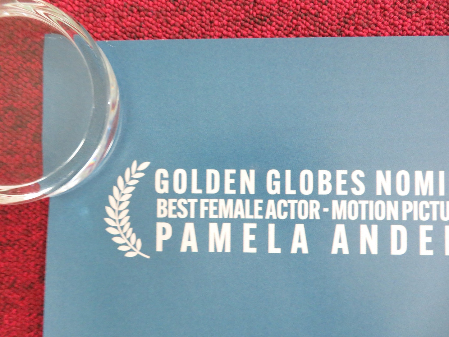 THE LAST SHOWGIRL UK QUAD ROLLED POSTER PAMELA ANDERSON JAME LEE CURTIS 2024 Movie posters