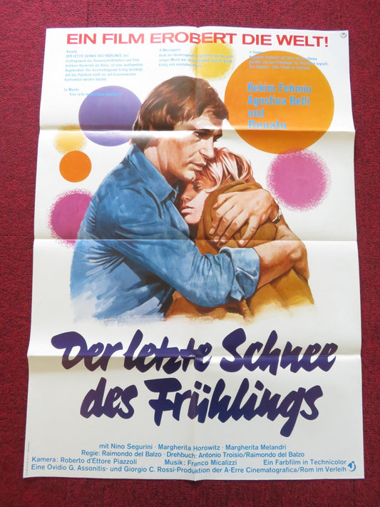 THE LAST SNOW OF SPRINGTIME GERMAN A1 POSTER FOLDED BEKIM FEHMUI 1975 Rendezvous Cinema Movie posters