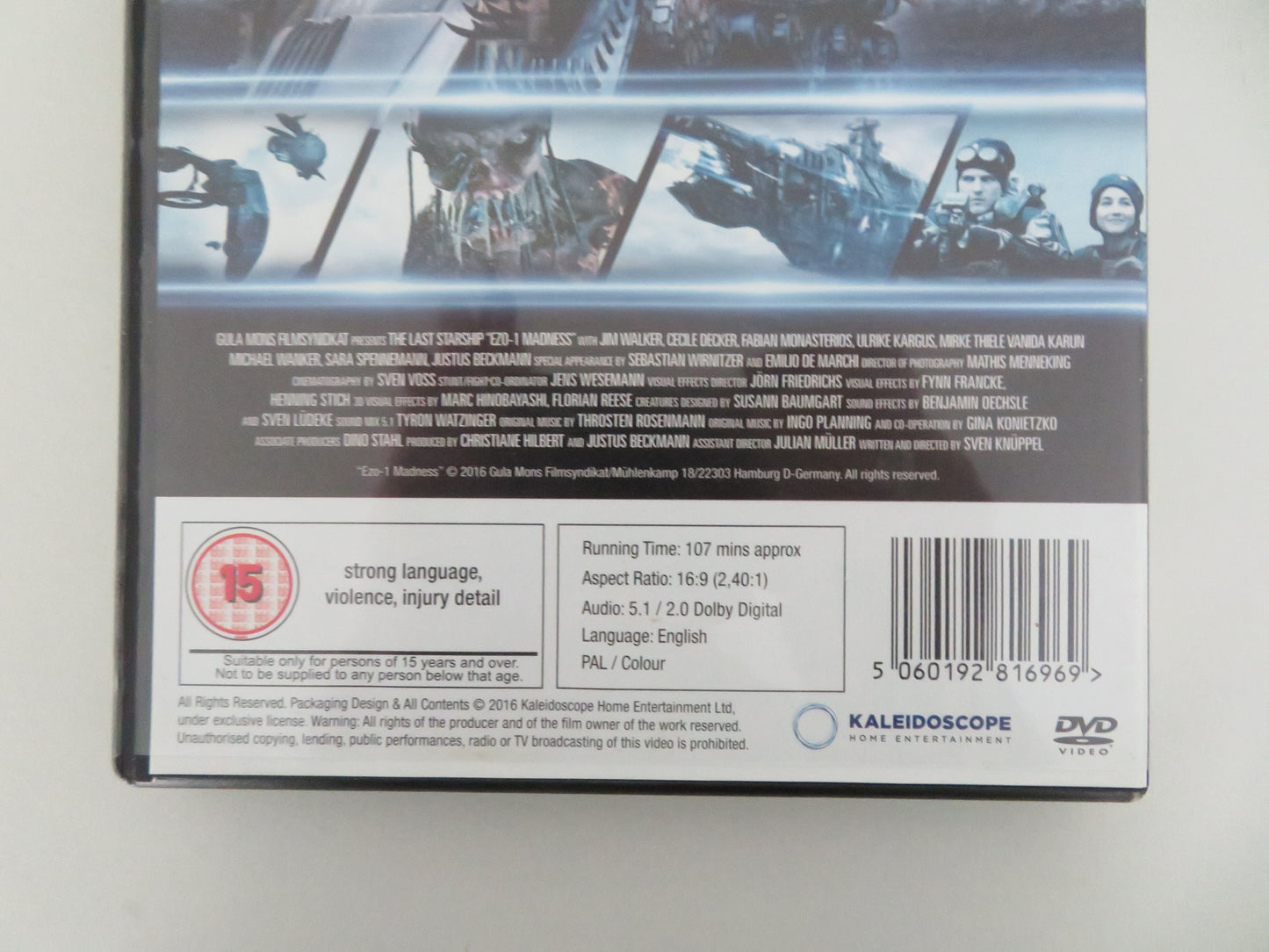 The Last Starship (DVD) Jim Walker Cecile Decker 2017 Region 2 Movie posters