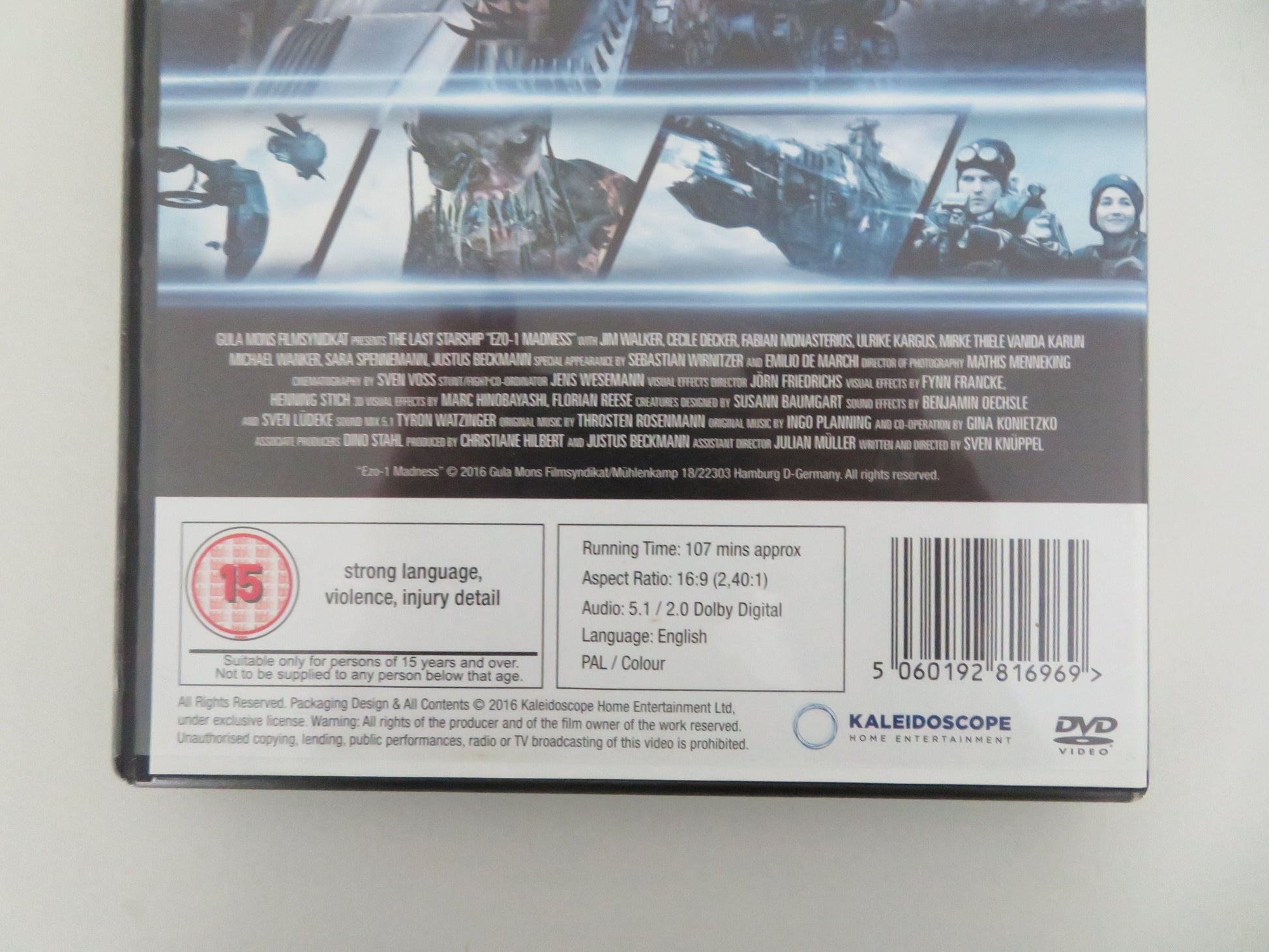 The Last Starship (DVD) Jim Walker Cecile Decker 2017 Region 2 Movie posters