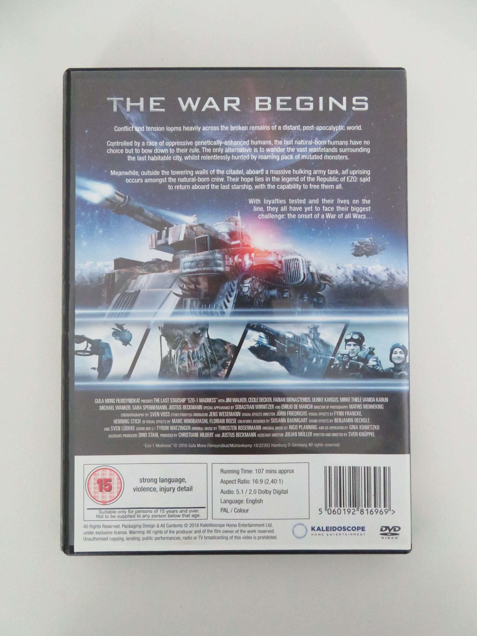 The Last Starship (DVD) Jim Walker Cecile Decker 2017 Region 2 Movie posters