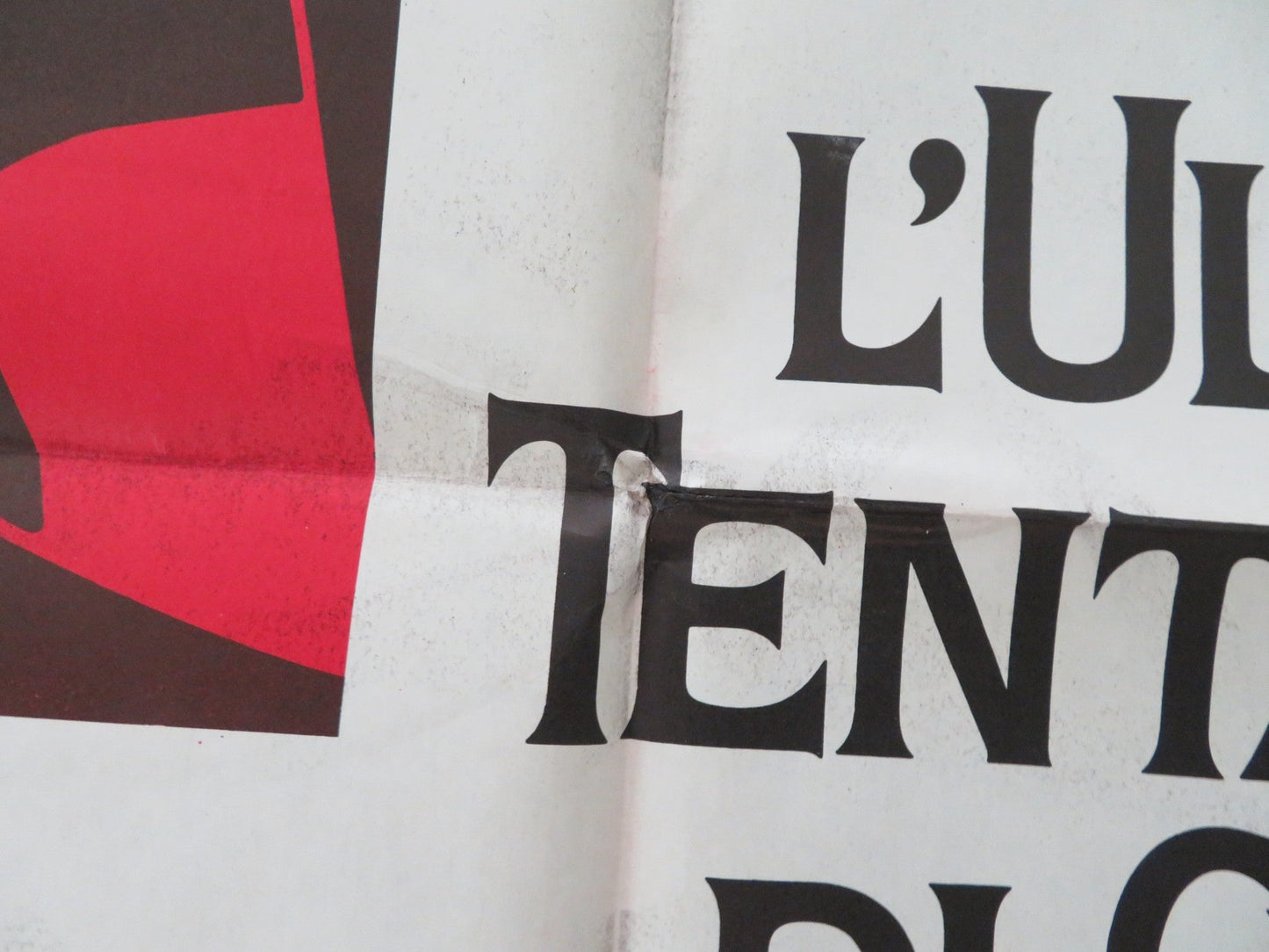 THE LAST TEMPTATION OF CHRIST ITALIAN 2 FOGLIO POSTER WILLEM DAFOE D. BOWIE 1988 Rendezvous Cinema Movie posters