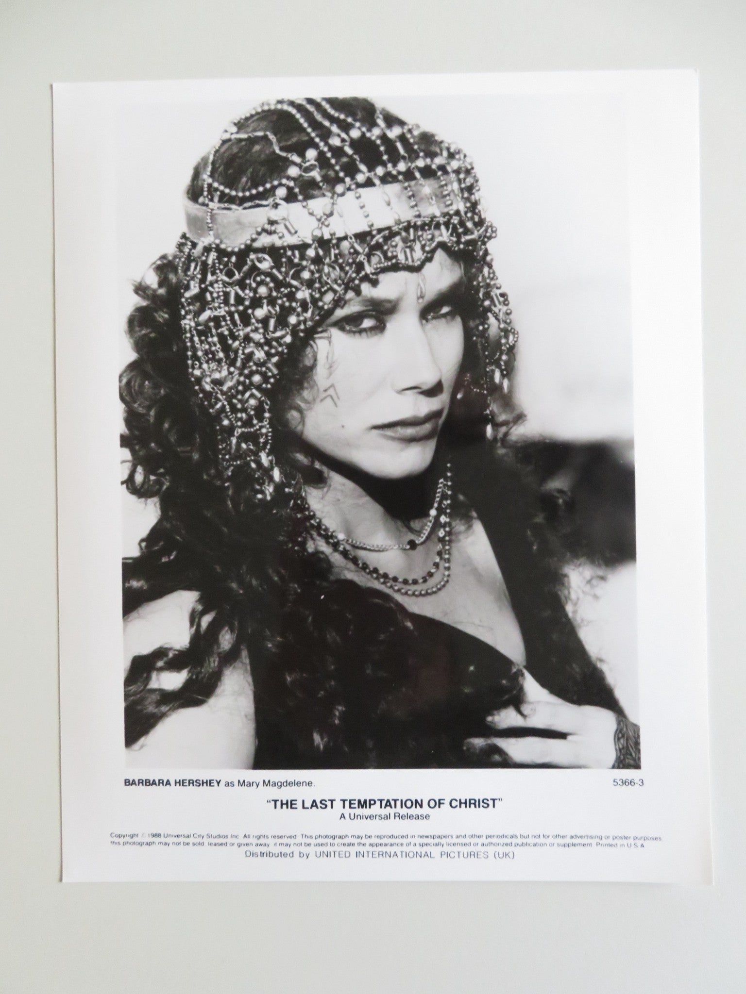 THE LAST TEMPTATION OF CHRIST MOVIE STILL PHOTO LOT OF 6 WILLEM DAFOE 1988 - Rendezvous Cinema