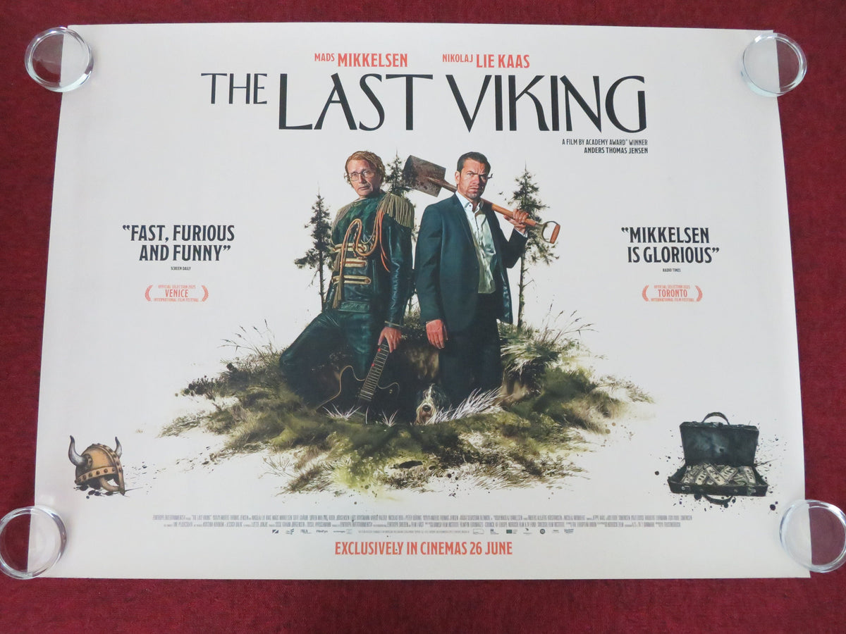 The Last Viking UK Quad Rolled Poster Mads Mikkelsen Nikolaj Lie Kaas 2025 Movie posters
